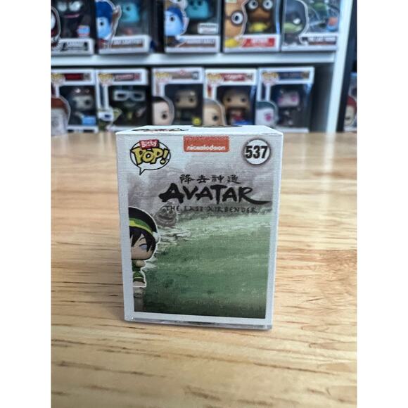 BITTY Toph Funko Pop #537 ATLA Avatar Last Airbender Nickelodeon Anime Nick TV - Picture 3 of 6